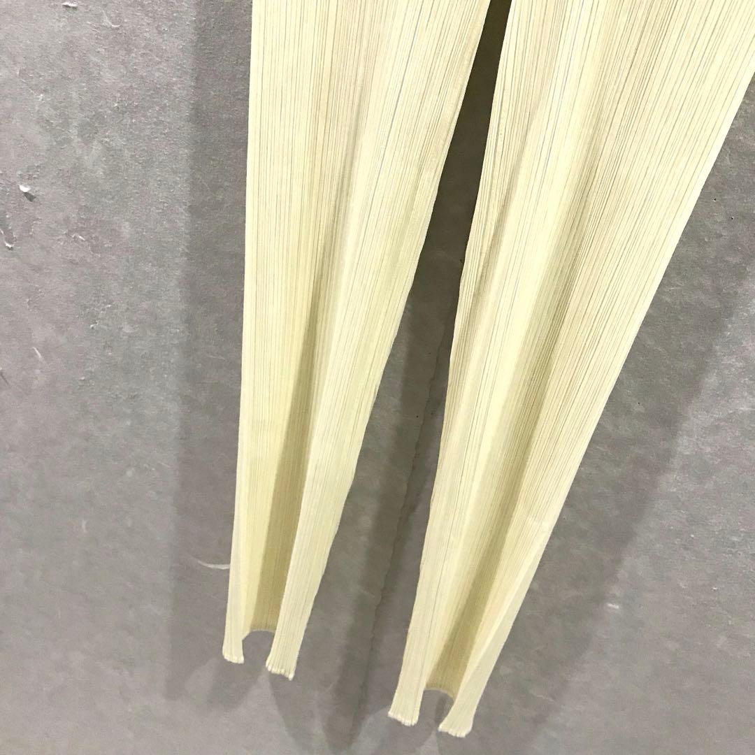 プリーツプリーズ イッセイミヤケ プリーツパンツ オフホワイト 3