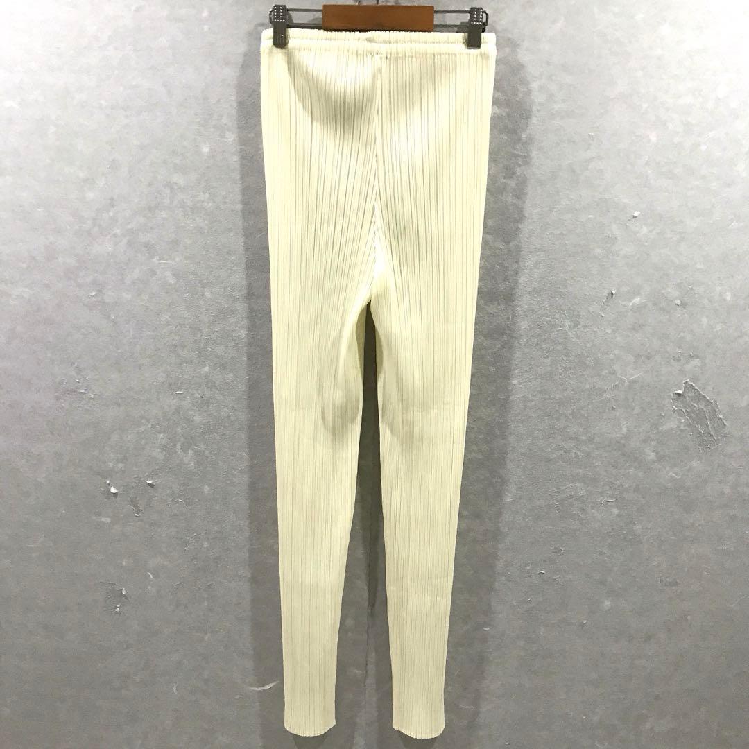 プリーツプリーズ イッセイミヤケ プリーツパンツ オフホワイト 3