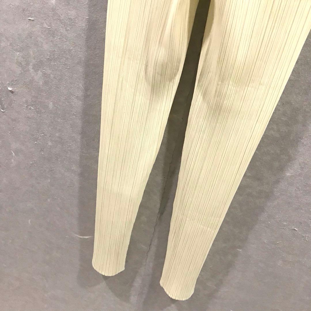 プリーツプリーズ イッセイミヤケ プリーツパンツ オフホワイト 3