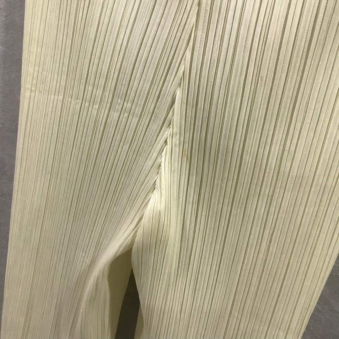 プリーツプリーズ イッセイミヤケ プリーツパンツ オフホワイト 3