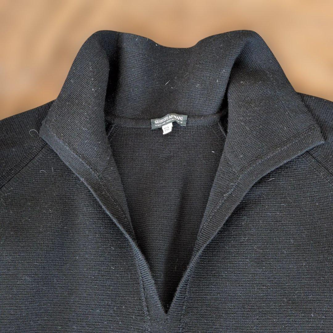Giorgio Armani ブラックニット 52