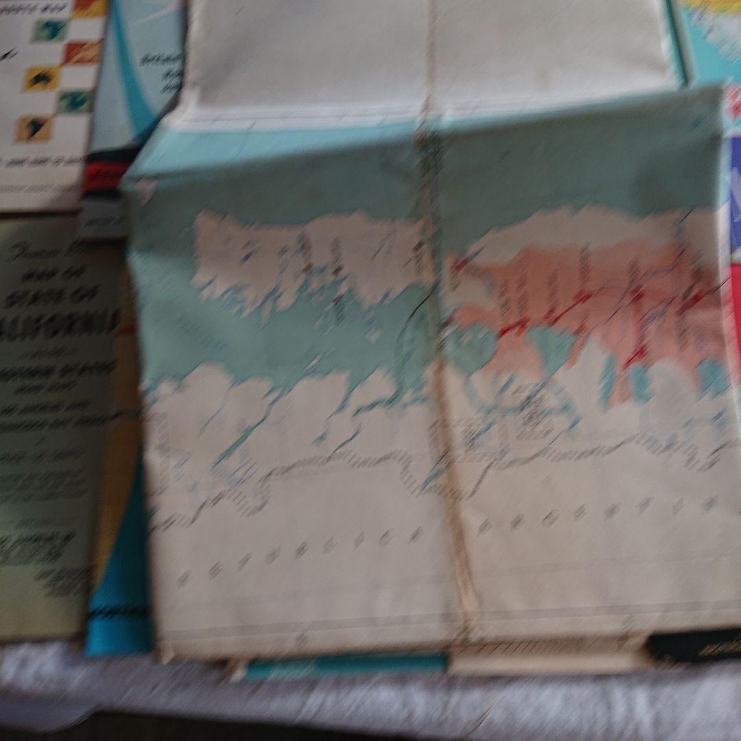 1950年頃 海外　外国 いろいろ ヴィンテージ旅行ガイド 地図 コレクション