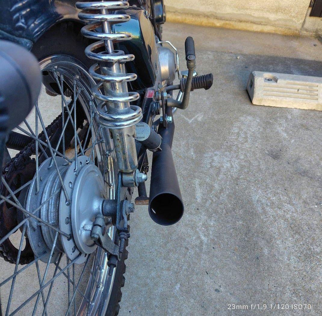 フェアリー　スーパーカブ　ワンオフマフラー　キャブ車専用