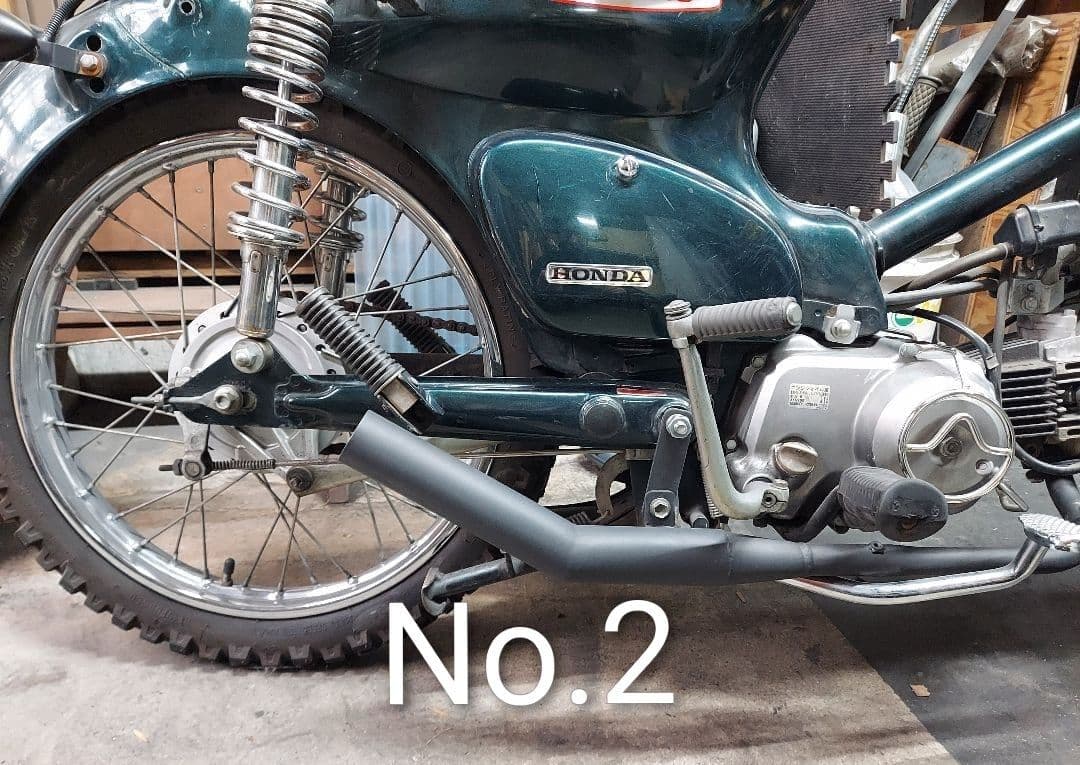 フェアリー　スーパーカブ　ワンオフマフラー　キャブ車専用