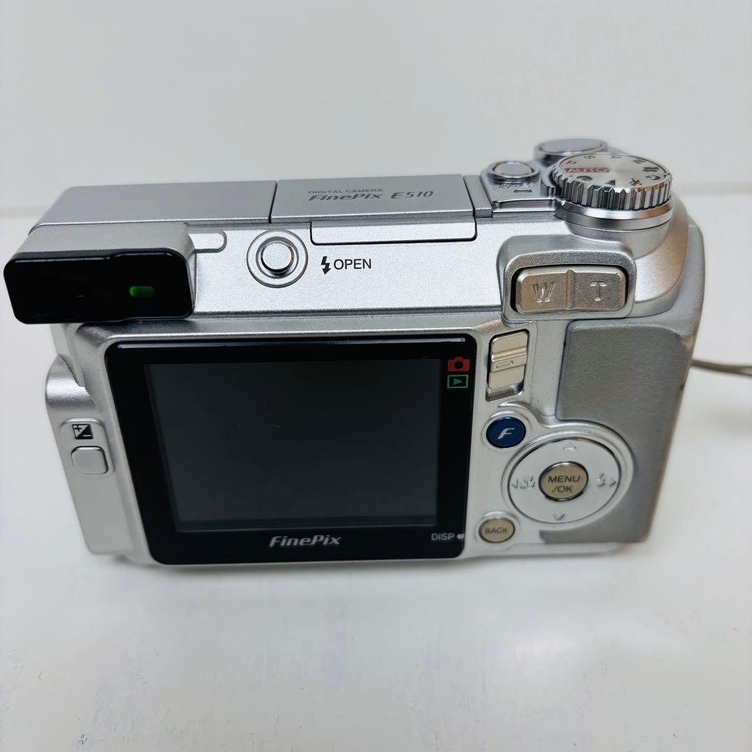 【美品】FUJIFILM finepix E510 オールドコンデジ　市販電池