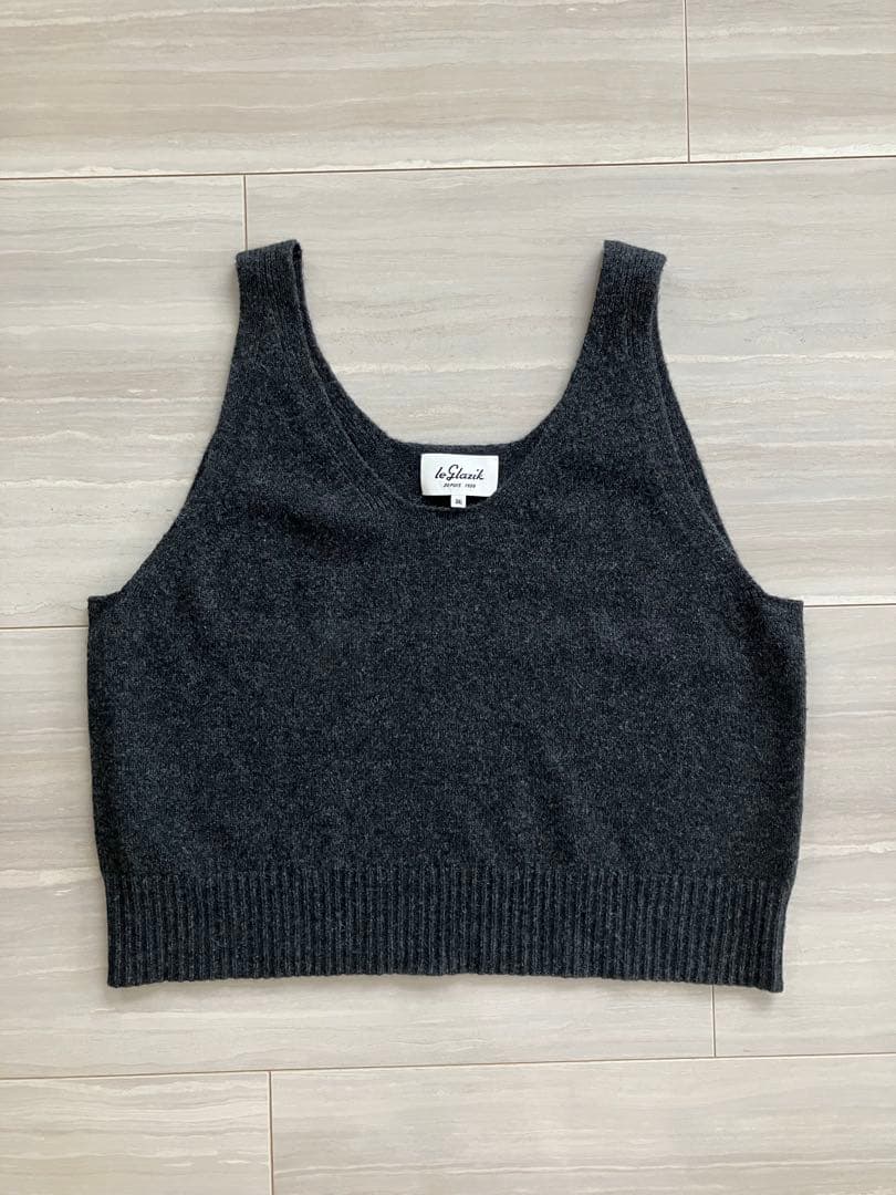 【今期発売中⭐︎新品】LE GLAZIK Vネックニットベスト　Bshop