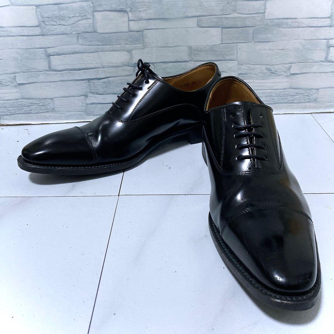 美品 REGAL ビジネスシューズ 315R ストレートチップ 本革 26 黒