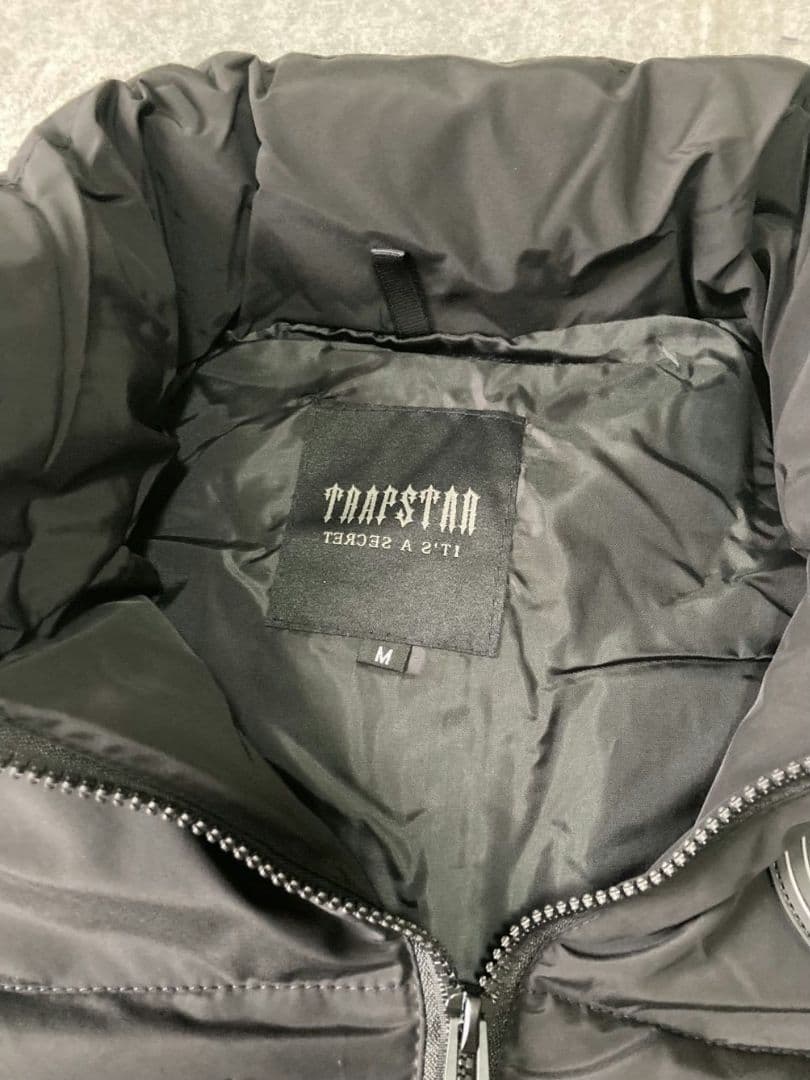 trapstar ダウンベスト M ブラック男女兼用