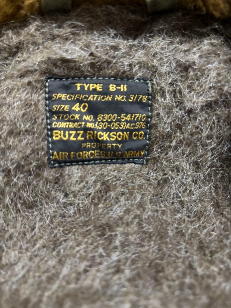 Buzz Rickson's B-11 フライトジャケット size 40