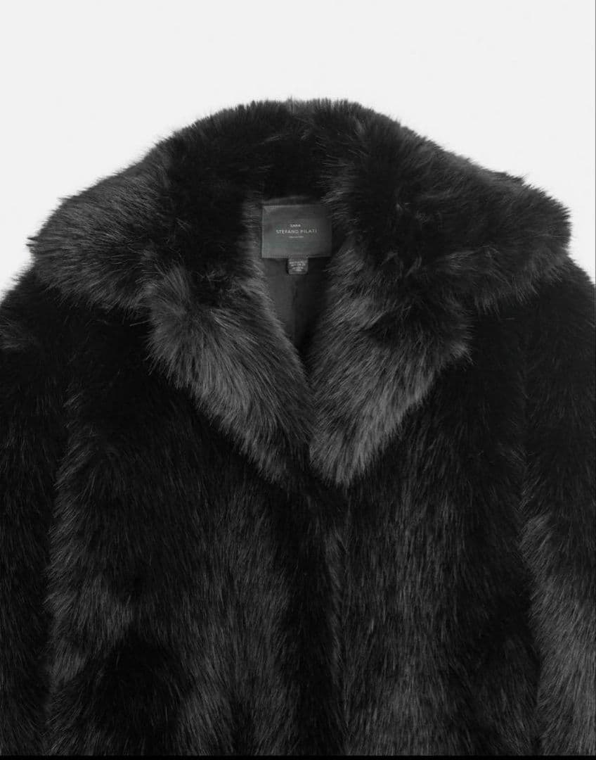 【タグ付美品】ZARA × Stefano Pilati ファーコート