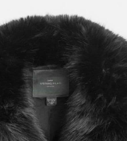 【タグ付美品】ZARA × Stefano Pilati ファーコート