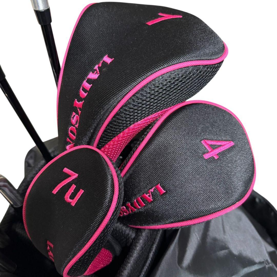 【美品】 LADY SONICレディース ゴルフクラブセット キャディバッグ付