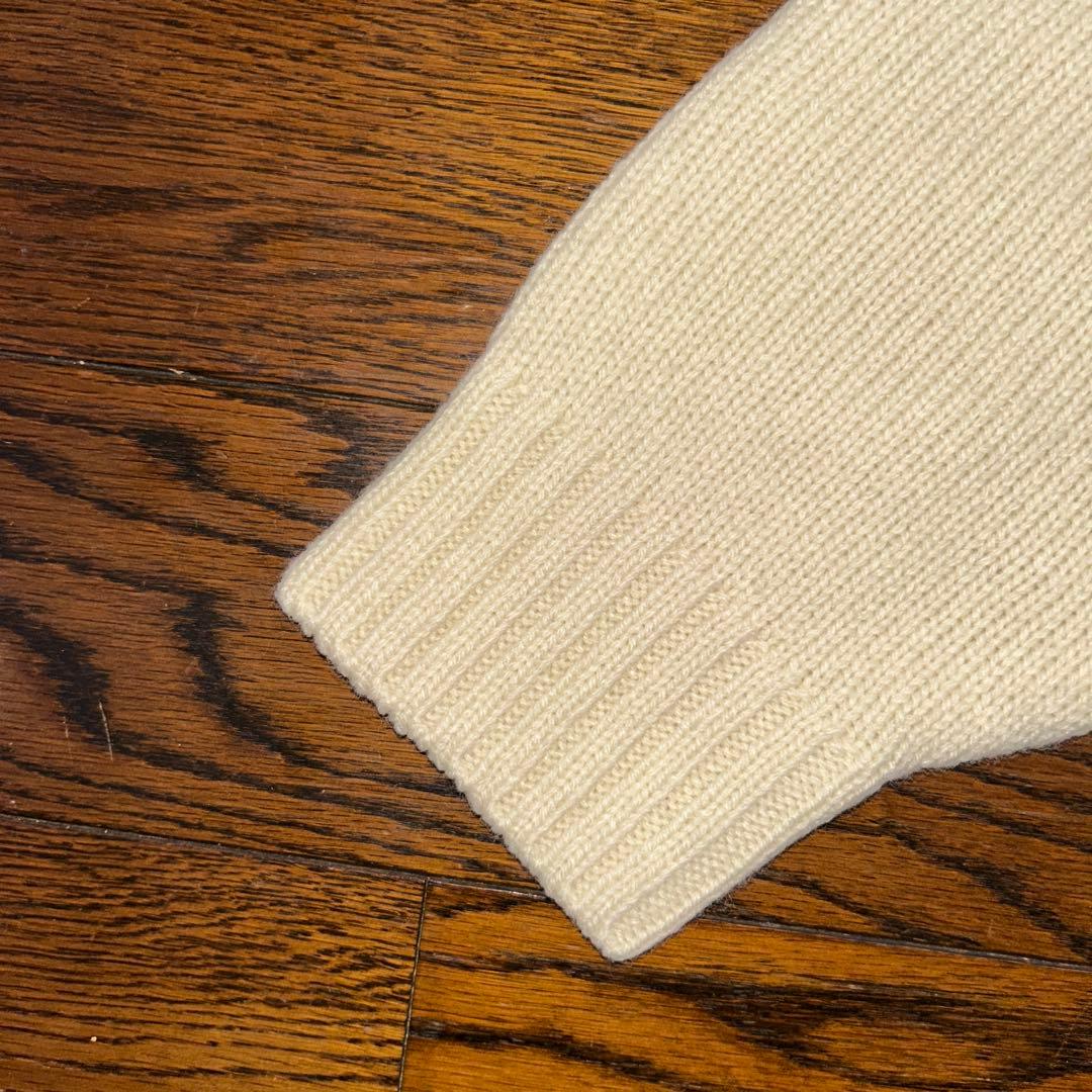 UNDERCOVERISM 総柄ニット セーター ホワイト×ブラック