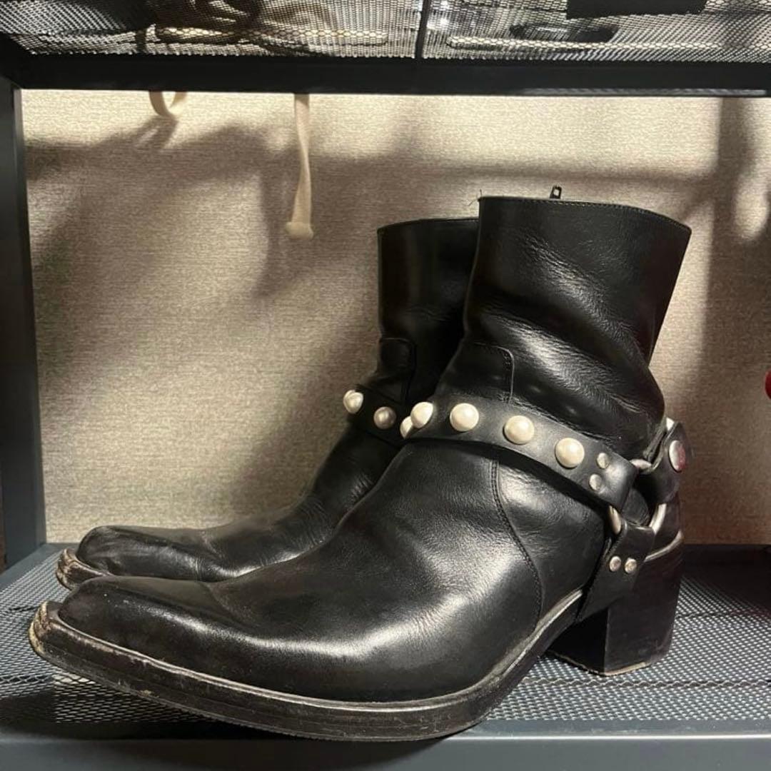 ジョンローレンスサリバン ポインテッドトゥ ブーツ