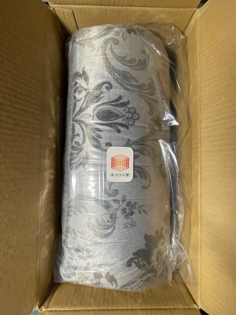 【新品未使用】モリリン あったか６層毛布 グレー　シングル