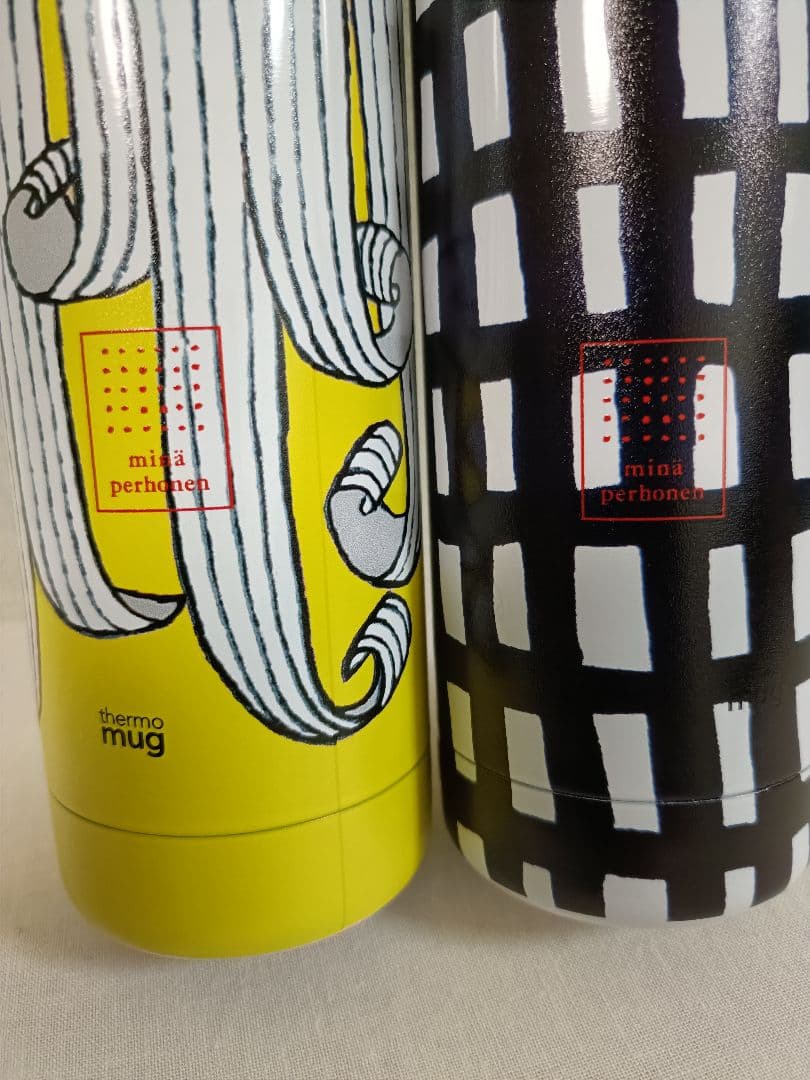 新品未使用　ミナペルホネン thermo mug 2本セット