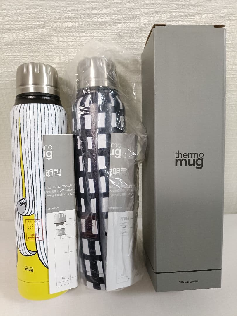 新品未使用　ミナペルホネン thermo mug 2本セット