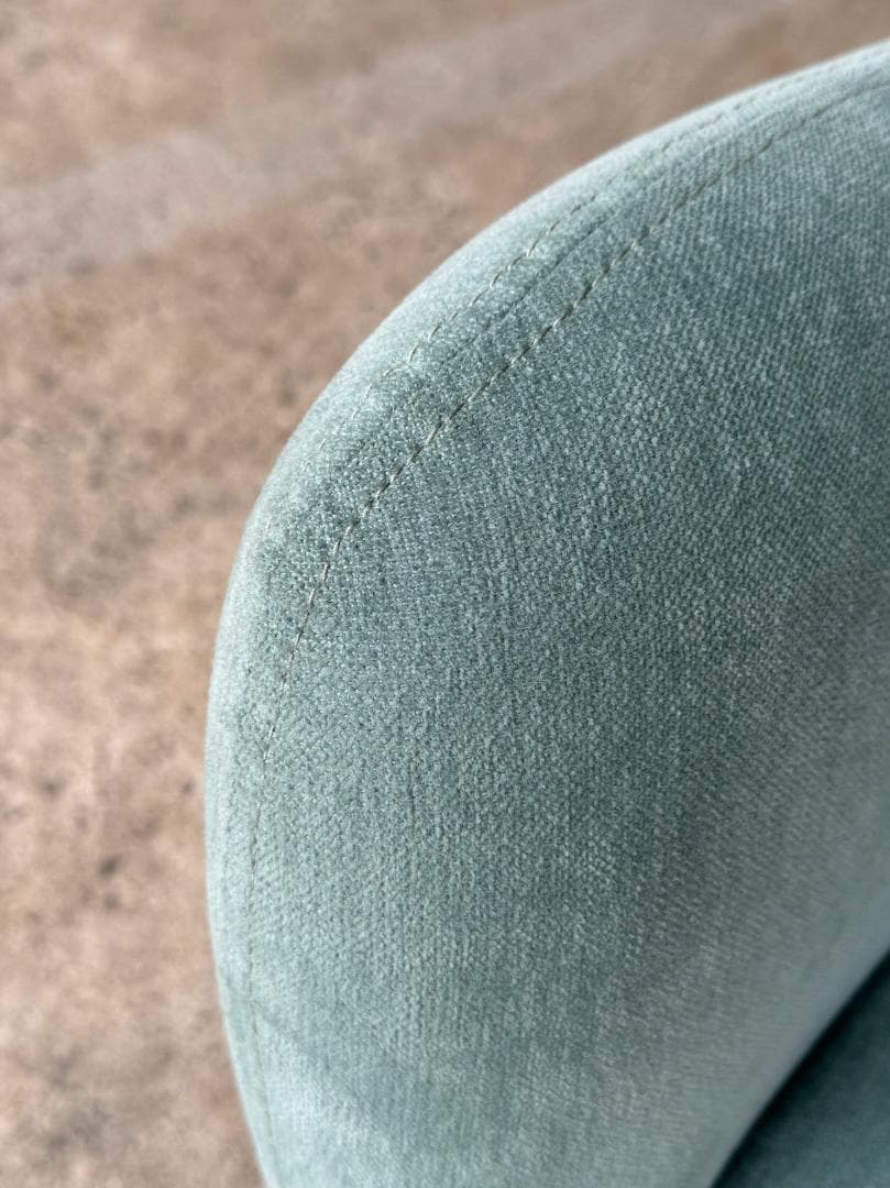 【美品】モデル展示未使用品 IDEE ミニミラーアームチェア ブルーグレー