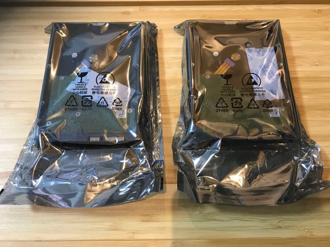 【新品未使用】WESTERN DIGITAL 6TB HDD 3.5インチx2台