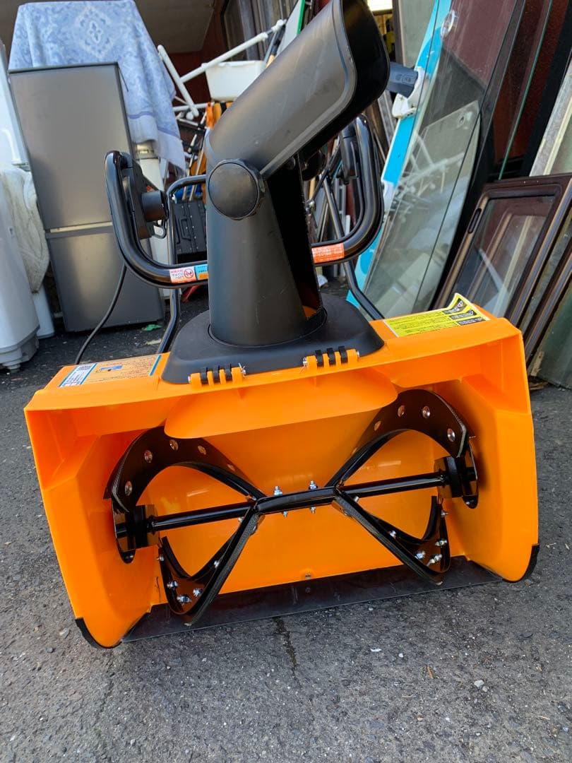 ハイガー産業:電動式除雪機HG-K1650 2024年購入 札幌引取り限定
