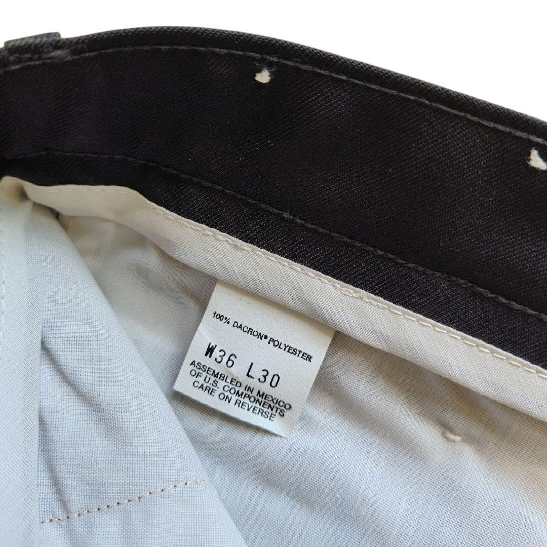 Levi's　アクションスラックス　ブラック　w36　デッドストック　ovy