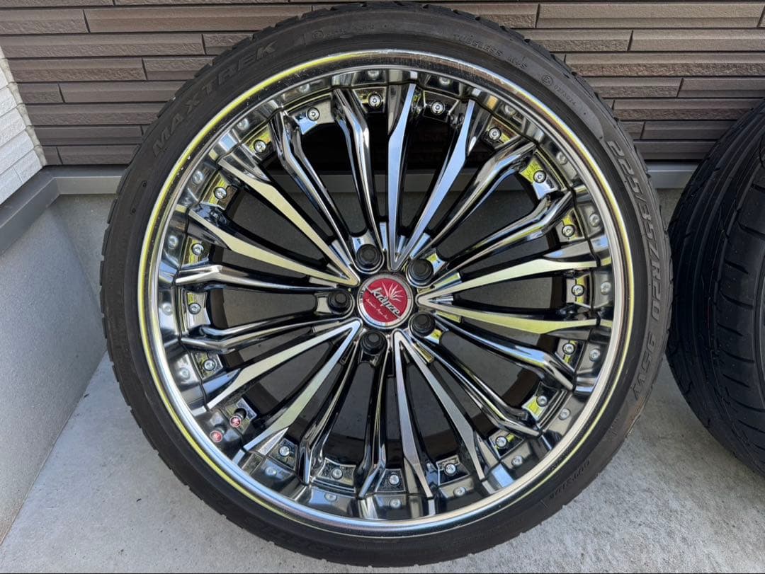 おさかな クレンツェフェルゼン20インチクローム仕上げ ホイールセット4本