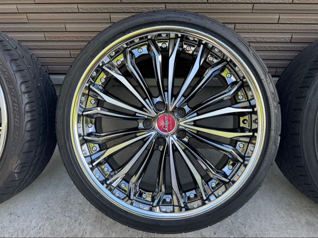 おさかな クレンツェフェルゼン20インチクローム仕上げ ホイールセット4本