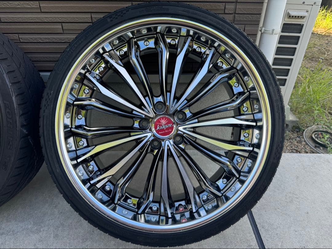 おさかな クレンツェフェルゼン20インチクローム仕上げ ホイールセット4本