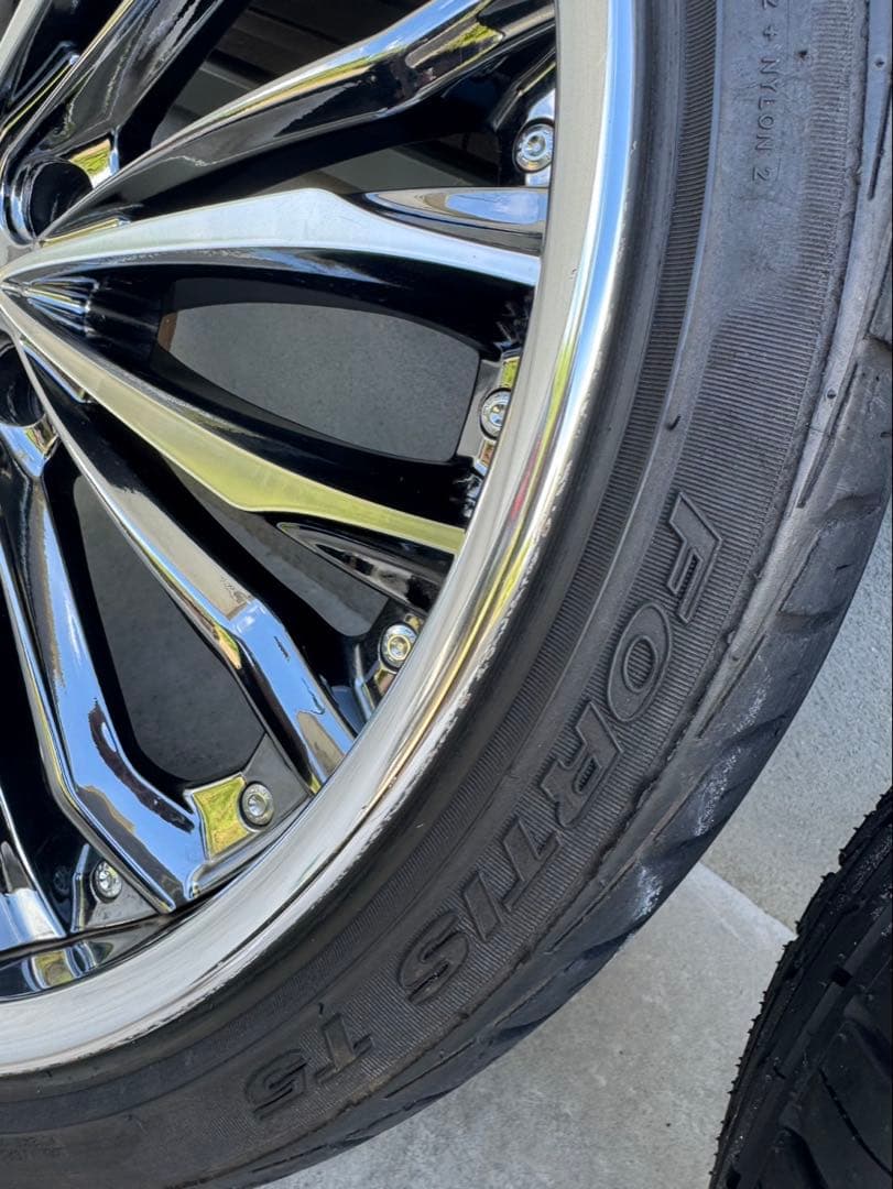 おさかな クレンツェフェルゼン20インチクローム仕上げ ホイールセット4本