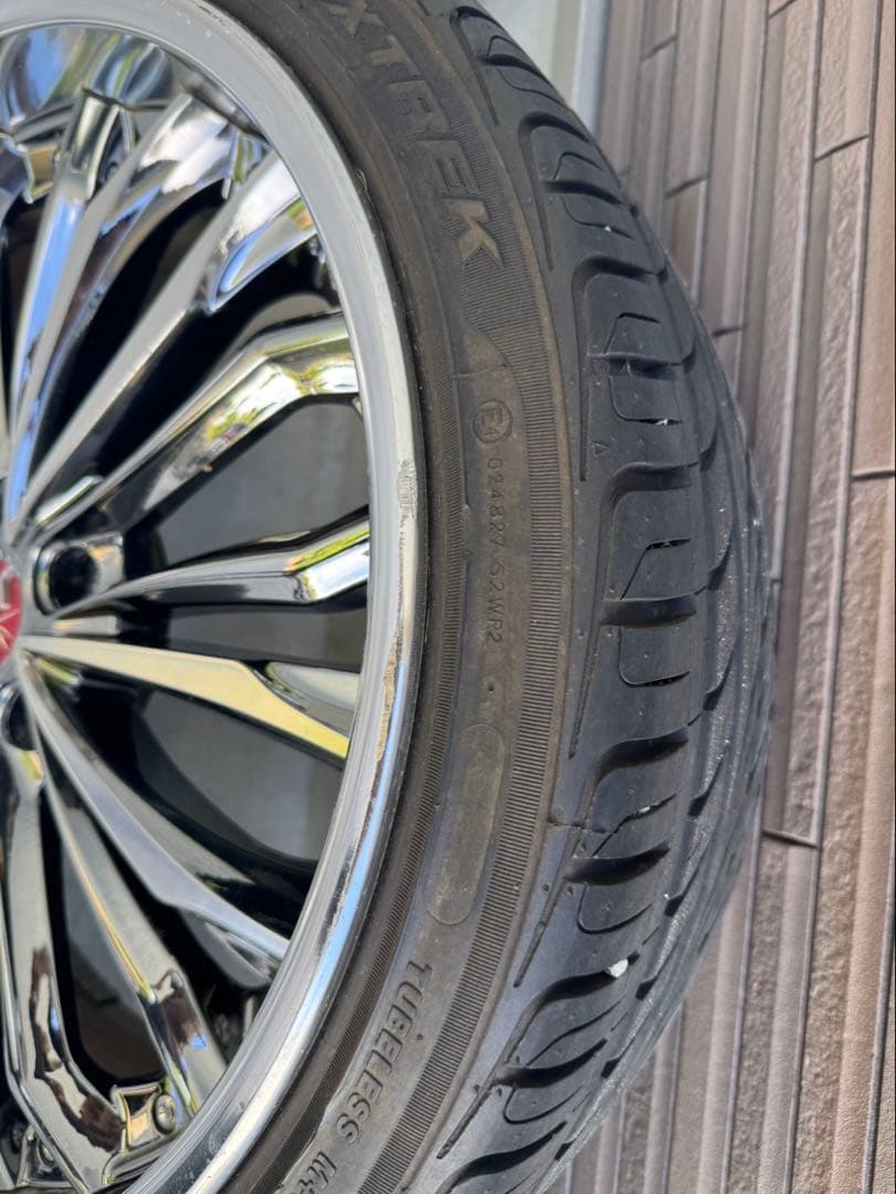 おさかな クレンツェフェルゼン20インチクローム仕上げ ホイールセット4本