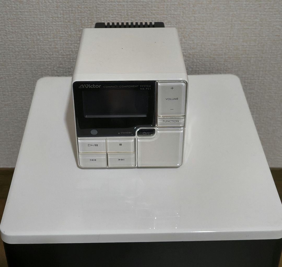 ビクター　コンパクトコンポ　ipod再生　Victor・JVC NX-PS1-W