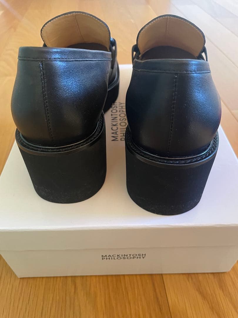 美品✨MACKINTOSH PHILOSOPHY ブラックレザー ローファー