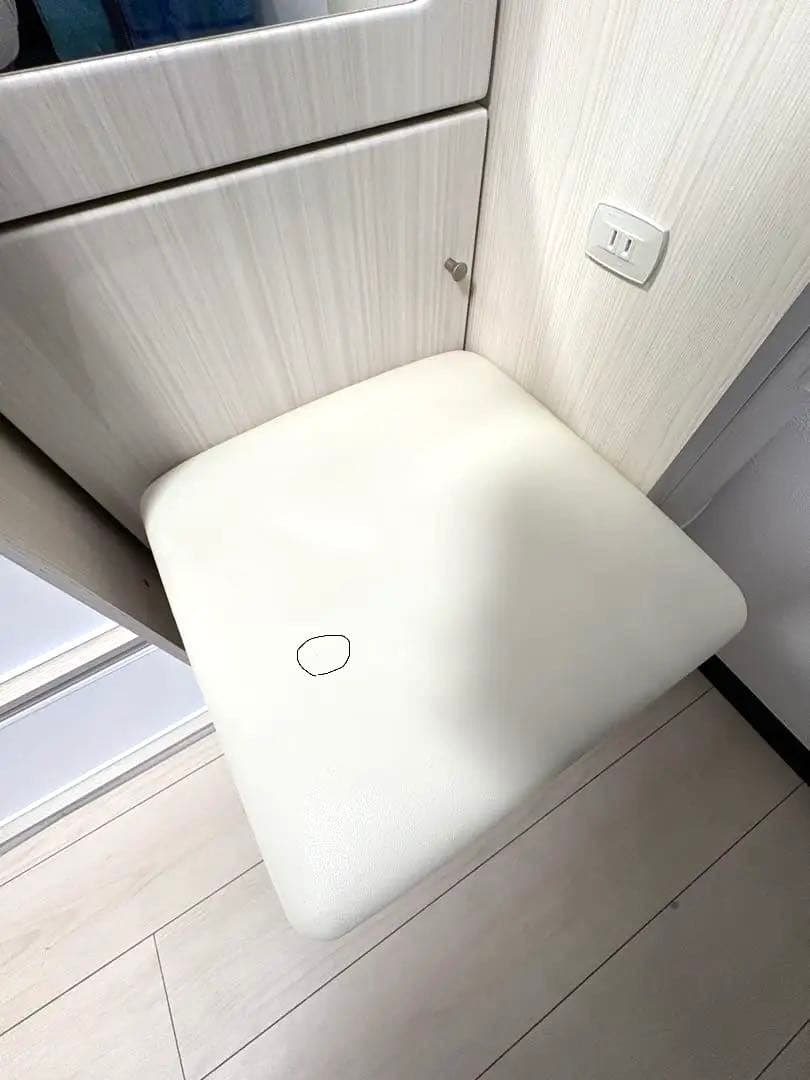 【さいたま市へ引き取りの方】ホワイト ドレッサー 3引き出し付き