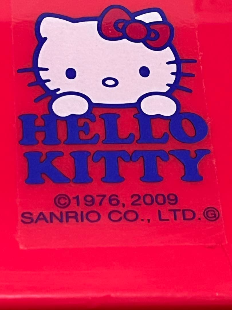 2009年　サンリオ　キティちゃん　HELLO KITTY 流しそうめん機 赤