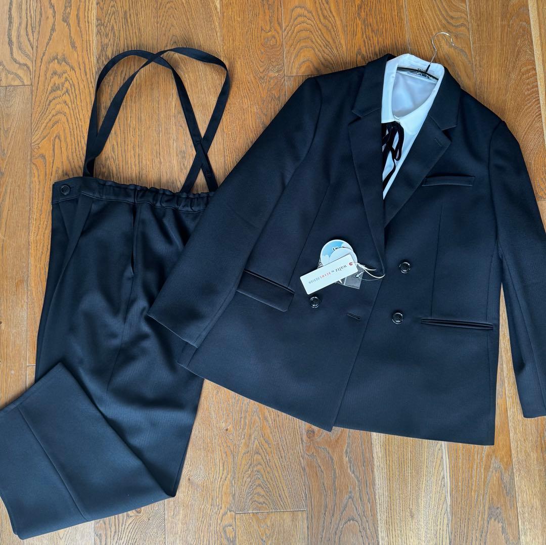 ま*0様 waltz by BEAMS DESIGN パンツスーツ 165B 黒