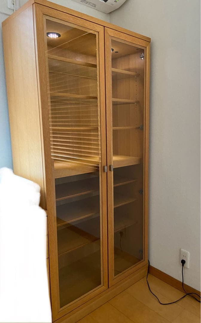 わ*び様 IDC大塚家具 キャビネット 飾り棚 アーリータイムスアルファ （LE