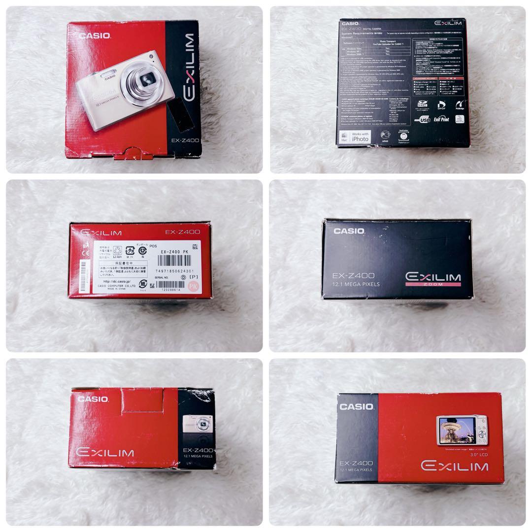 【希少・人気色・極美品】CASIO EXILIM EX-Z400 ピンクデジカメ