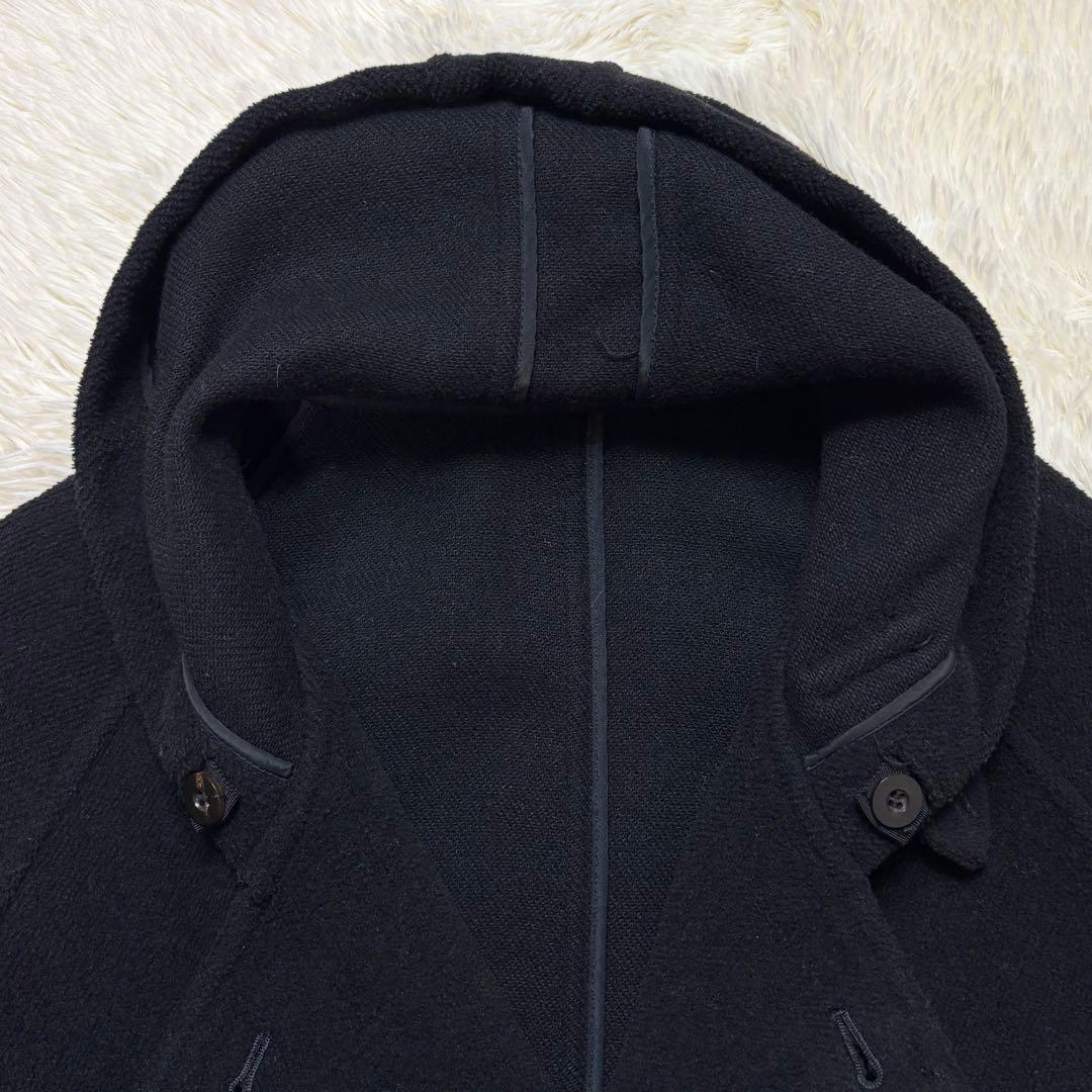 【美品】Y's ヨウジヤマモト ダッフルコート ダブル ロング丈 黒 97AW