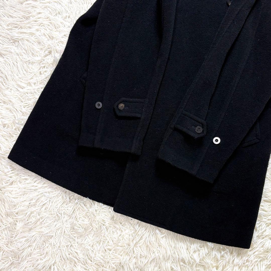 【美品】Y's ヨウジヤマモト ダッフルコート ダブル ロング丈 黒 97AW