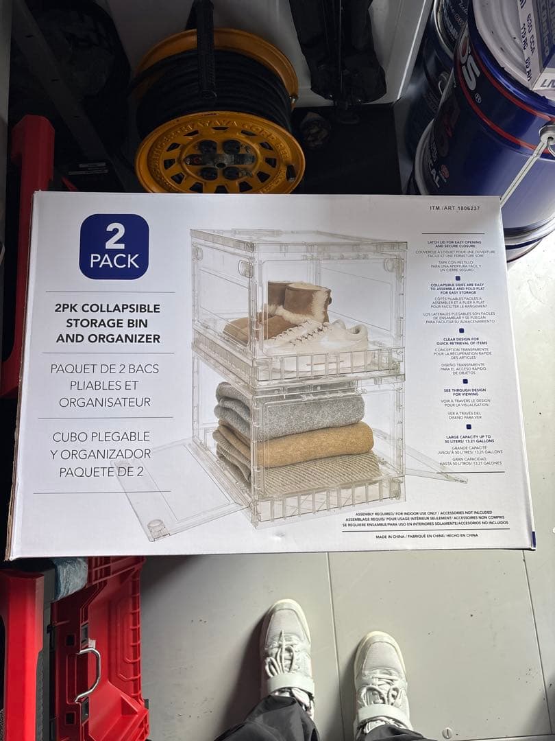 アンパンマンコストコ　クリアストレージボックスBOX 大 ２個入り3箱