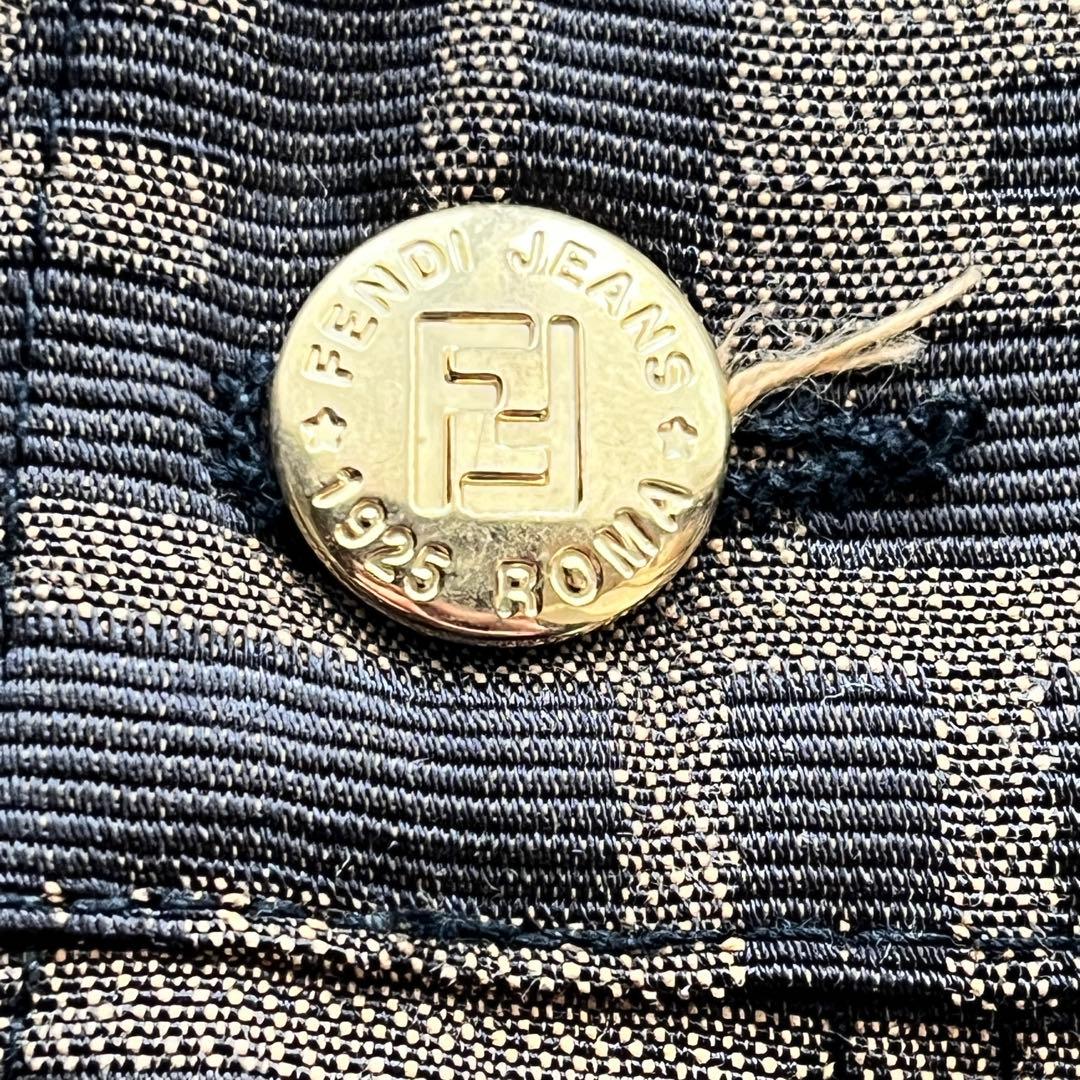 美品✨FENDI フェンディ ジャガード スカート ズッカ 総柄　FF ロゴ