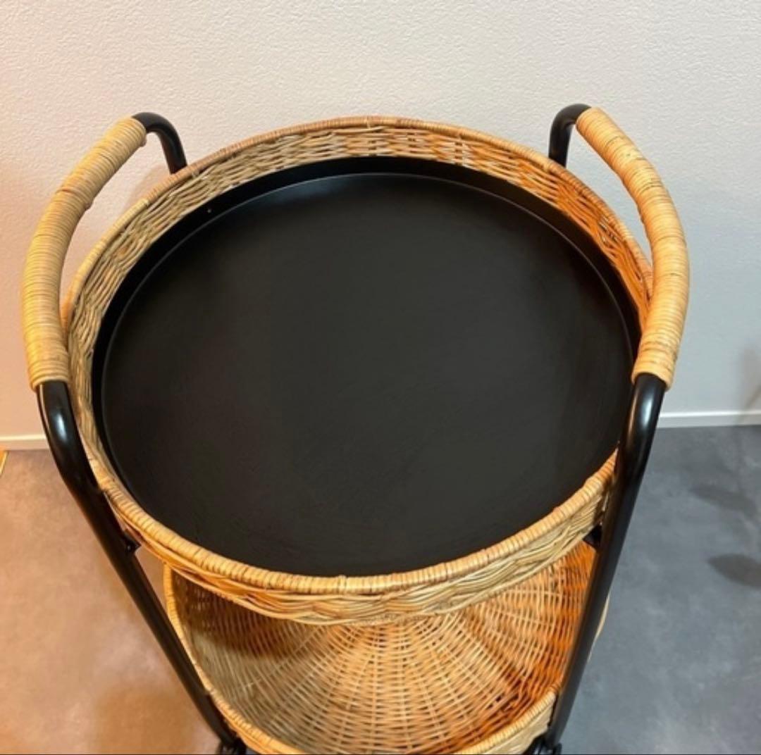 IKEAイケア　ルッバン　ワゴンテーブル　引き取りも可能