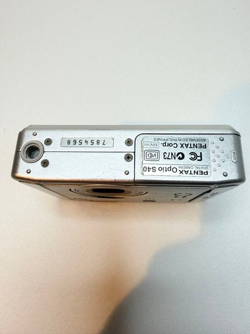 PENTAX Optio S40コンパクトデジタルカメラ　シルバー