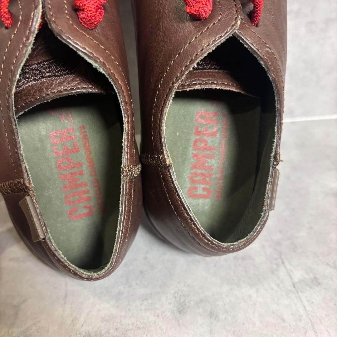 未使用品 カンペール ペウカミ レザースニーカー　ブラウン　37