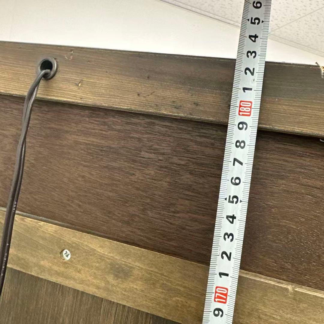 旭川 三陽家具工業 ガラスキャビネット 飾り棚 照明付き　訳あり