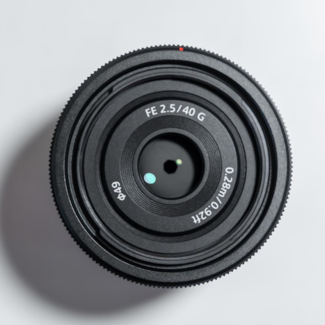 【新品同様】 SONY FE 40mm F2.5 G PLフィルター 3年保証付