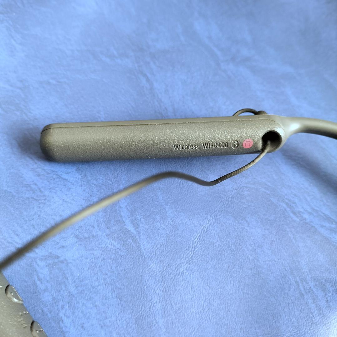 【ケース付き】SONY Bluetooth WI-C400ワイヤレスヘッドセット