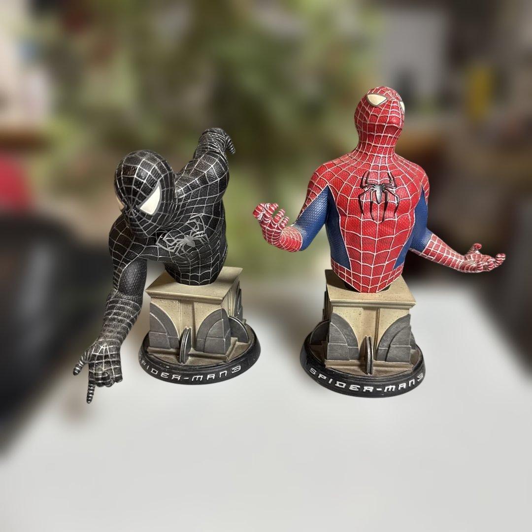 【激レア】日本完全限定　スパイダーマン レッド　& ブラック　バージョン　胸像