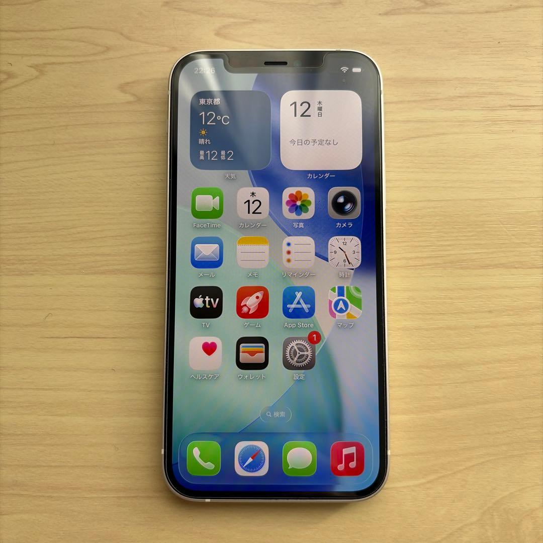 Apple iPhone12 128G simフリー