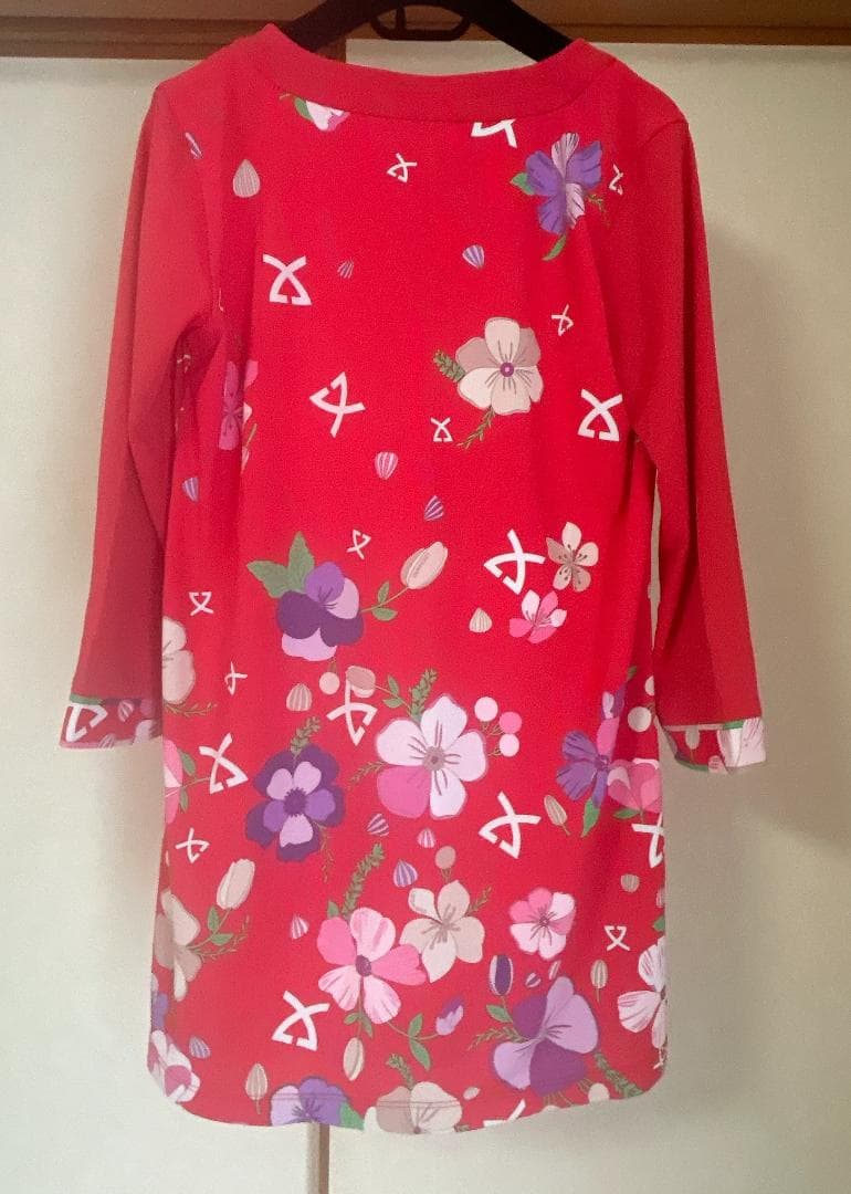 ⭐︎LEONARD⭐︎花柄 五分袖チュニック 40（L）